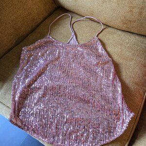 Sequined tankini set